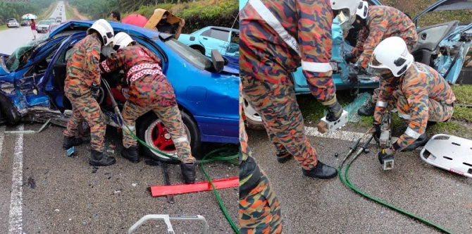 Sayu, Ibu & Bayi Berusia 6 Bulan Maut Dalam Nahas Jalan Raya Babitkan Dua Kenderaan