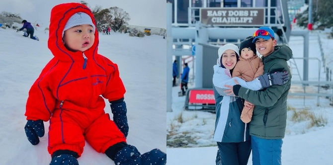 Ramai Yang Cemburu! Dayah Bakar Seronok Main Salji Dengan Anak & Suami Di Australia