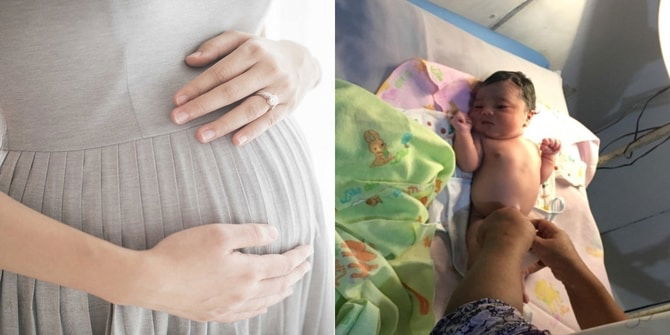 Perut Kecil Semasa Mengandung Sampai Orang Tak Perasan, Tapi Lahir Bayi 3.96 KG Secara Normal!