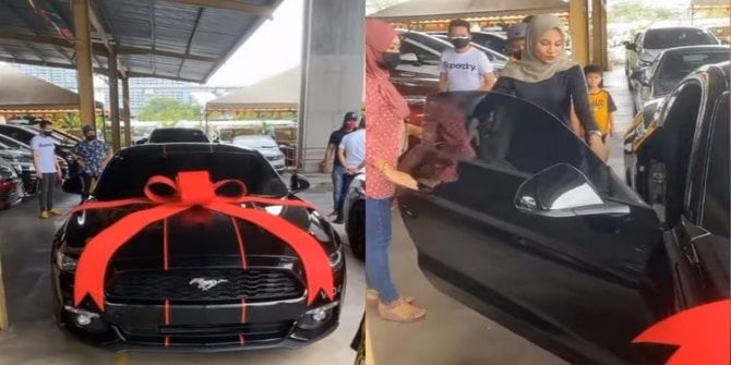 Gadis Menangis Dapat Hadiah Kereta Mewah Sempena Hari Lahir Ke-18!