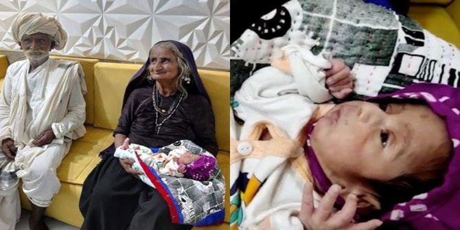 45 Tahun Kahwin, Isteri Lahirkan Anak Pertama Pada Usia 70 Tahun, Jadi Ibu Tertua Di Dunia