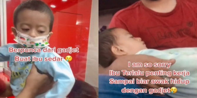 Ibu Serik Kerana Gajet Mata Anak Merah & Sembab! Nasib Baik Masih Boleh Diselamatkan