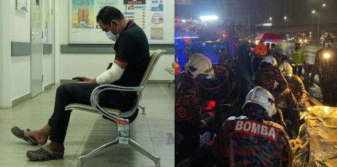 'Ia Terjadi Terlalu Cepat, Saya Tengok Kereta Kami Sudah Di Bawah Treler,' Bapa Kongsi Kisah Insiden 9 Beranak Maut