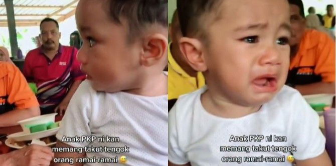 Ramai 'Bayi PKP' Takut & Menangis Bila Lihat Ramai Orang, Ini Tips Berguna Buat Ibu Ayah!