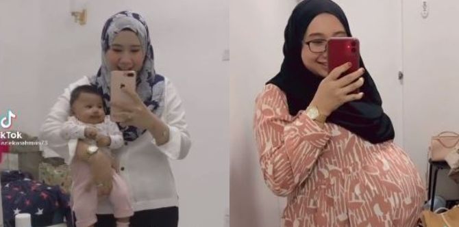 Anak Baru Usia 4 Bulan, Ibu Tak Sedar Mengandung Lagi, Dapat Baby Kembar Pulak Tu!
