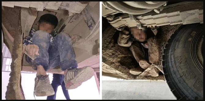 Terlalu Rindukan Ibu Ayah, Dua Beradik Sanggup Menyorok Bawah Bas Sejauh 80 Kilometer