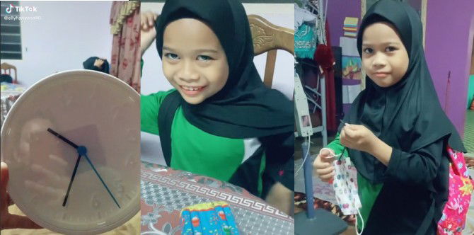 Gara-Gara Tidur Siang, Ibu Layankan Saja Anak Bersiap Pergi Sekolah Tengah Malam