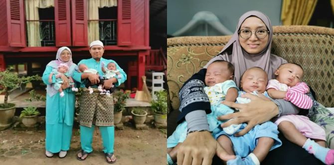Pasangan Belum Ada Zuriat, Ibu Anak Kembar 3 Ini Pesan Ubah Mindset Ke Arah Positif