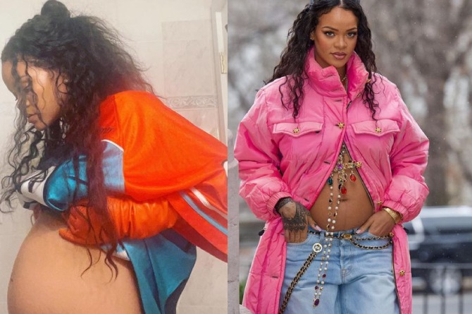 rihanna hamil masih bergaya