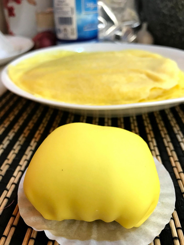 durian crepe sedap