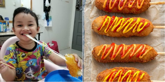 Resipi Corndog Cheese Tarik Kesukaan Anak-Anak, Ibu Pertama Kali Buat Confirm Jadi!