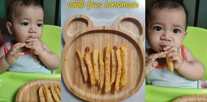 Potato Fries Homemade Untuk Bayi Baru Tumbuh Gigi, Sumber Karbo Baik Selain Nasi