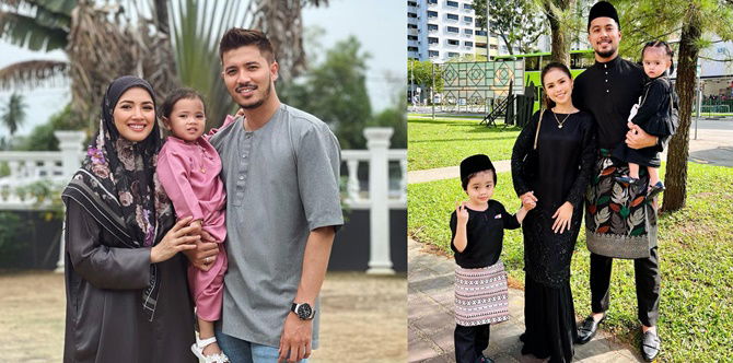 Meriah & Bersederhana, Ini 15 OOTD Raya Selebriti Menyambut Aidiladha Dengan Yang Tersayang