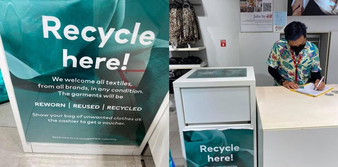 Wanita Ini Kongsi Cara Derma Baju Terpakai Di H&M, Pakaian Yang Tiada Jenama Pun Boleh!