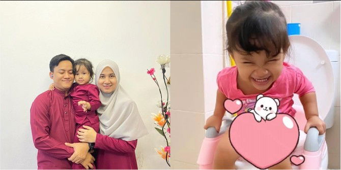 "Afia Dah Bebas Pampers!"- Ibu Kongsi Pengalaman Toilet Training Anak Seawal 2 Tahun