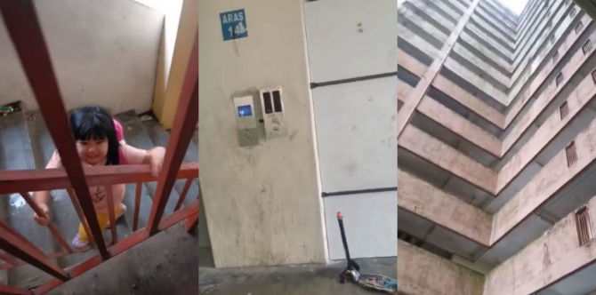 Anak Menangis Naik Turun Tangga Tingkat 8 Setiap Hari, Ibu Kecewa Dengan Pengurusan PPR