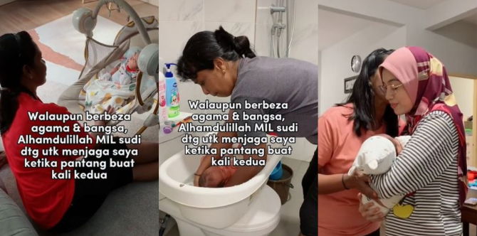 ''Inilah Keluarga Malaysia Saya,''-Wanita Bersyukur Ibu Mentua India Bagi Layanan A+ Ketika Berpantang