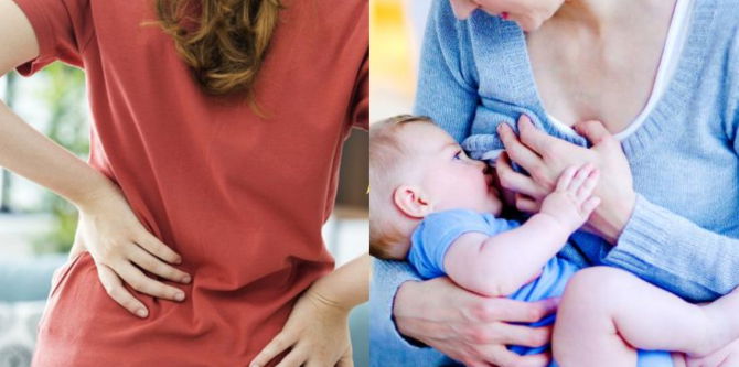 Sakit Belakang Selepas Bersalin/ Ketika Menyusu (Postpartum Back Pain) Punca, Gejala & Rawatan