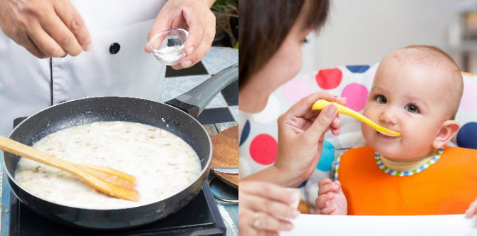 Bilakah Waktu Yang Sesuai Untuk Tambah Garam & Rempah Ke Dalam Makanan Bayi?