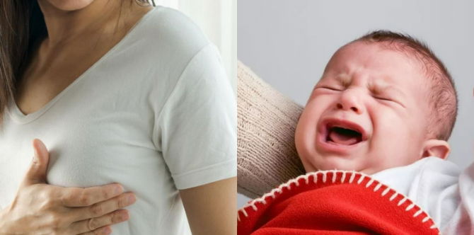 Punca Puting Perempuan Tenggelam & Rata, Boleh Buat Bayi 'Struggle' Menyusu Badan