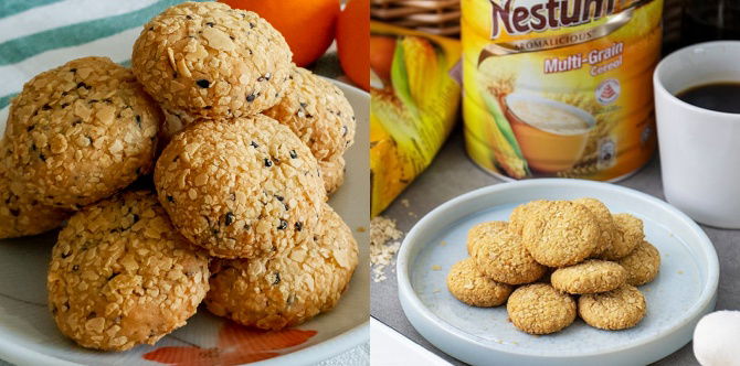 Mencari Resepi Biskut Raya Yang Paling Mudah? Boleh Cuba Resepi Biskut Nestum Guna Cawan Ini