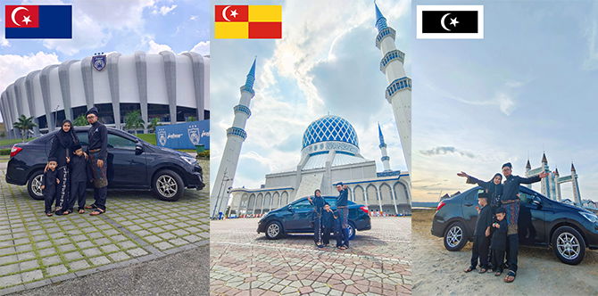 Lelaki Ini Kongsi Road Trip Raya 2023 'Round' Satu Semenanjung, Buatkan Ramai Terinspirasi Nak Ikut Sama!