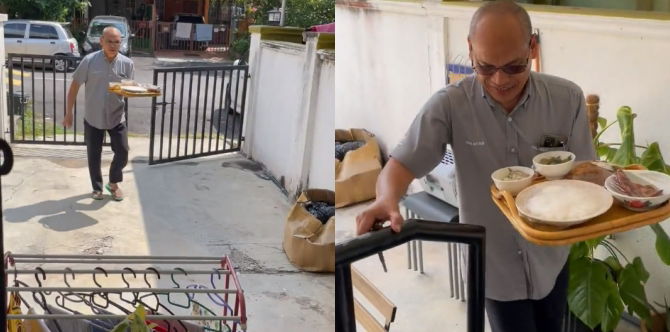 Macam Ayah Mertua Dari Syurga! Wanita Dalam Pantang Ini Terima Layanan Hidangan Makanan Dari Mertuanya Macam Servis Di Hotel