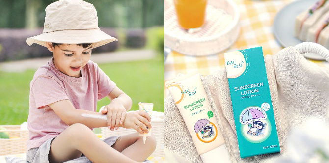 BZU BZU Perkenalkan Losyen Pelindung Cahaya Matahari Kanak-Kanak Dengan SPF 30 PA+++