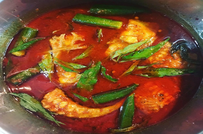 resepi asam pedas ikan pari