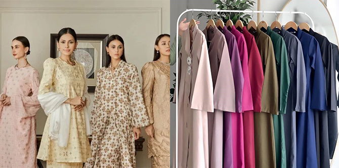 Design Baju Raya 2024 Yang Sesuai Nampak Terletak Elok & Selesa Dipakai