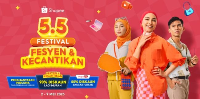 Shopee 5.5 Festival Fesyen & Kecantikan