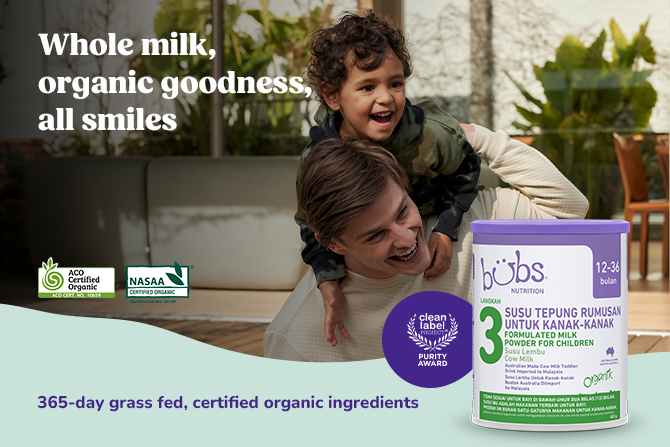 Bubs® Malaysia Launches New Look, Same Trusted Goodness