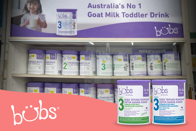 Bubs® Malaysia Launches New Look, Same Trusted Goodness